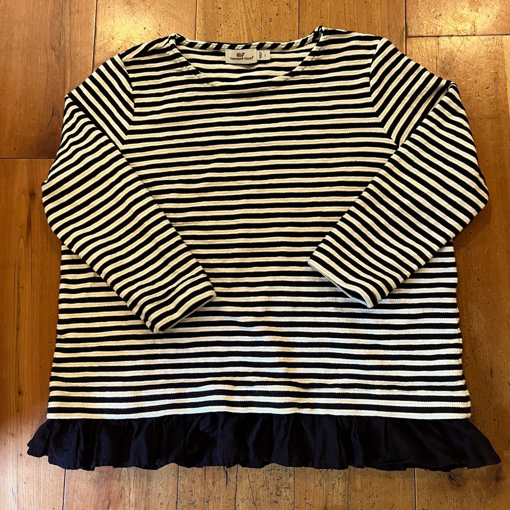 Vineyard Vines Ruffle Sweater